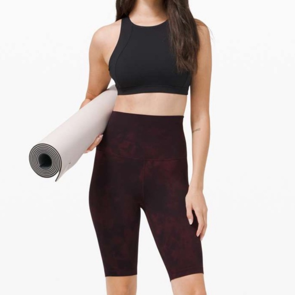 Lululemon align tie dye biker shorts